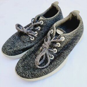 Allbirds Women's Natural Grey Wool Runners Lace-up Shoes - size 9